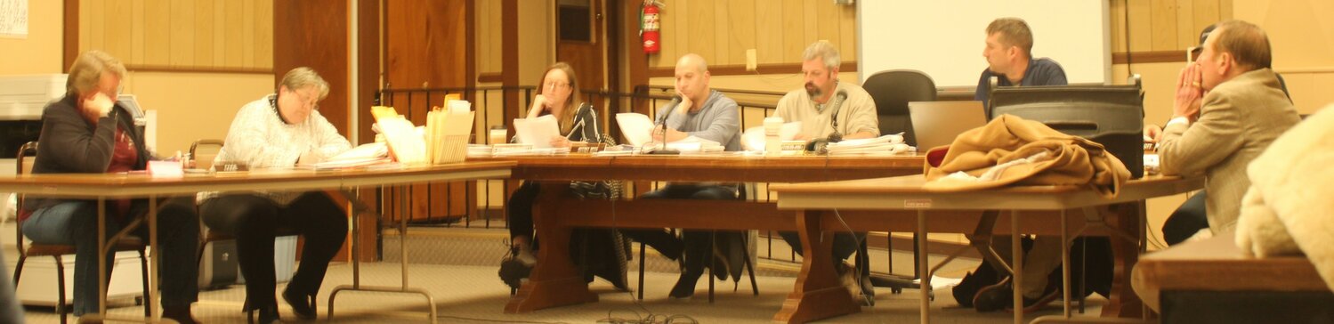 The Highland Planning Board at its Nov. 29 meeting.